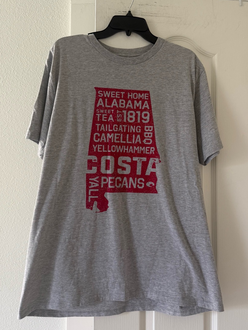 Costa Del Mar Sweet Home Alabama Graphic T-Shirt Men’s XL Gray